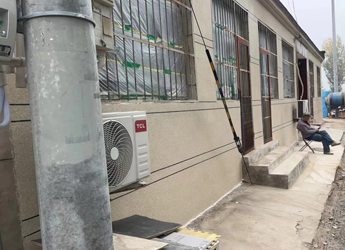 通州區南儀閣一層住宅外墻水包砂仿石漆